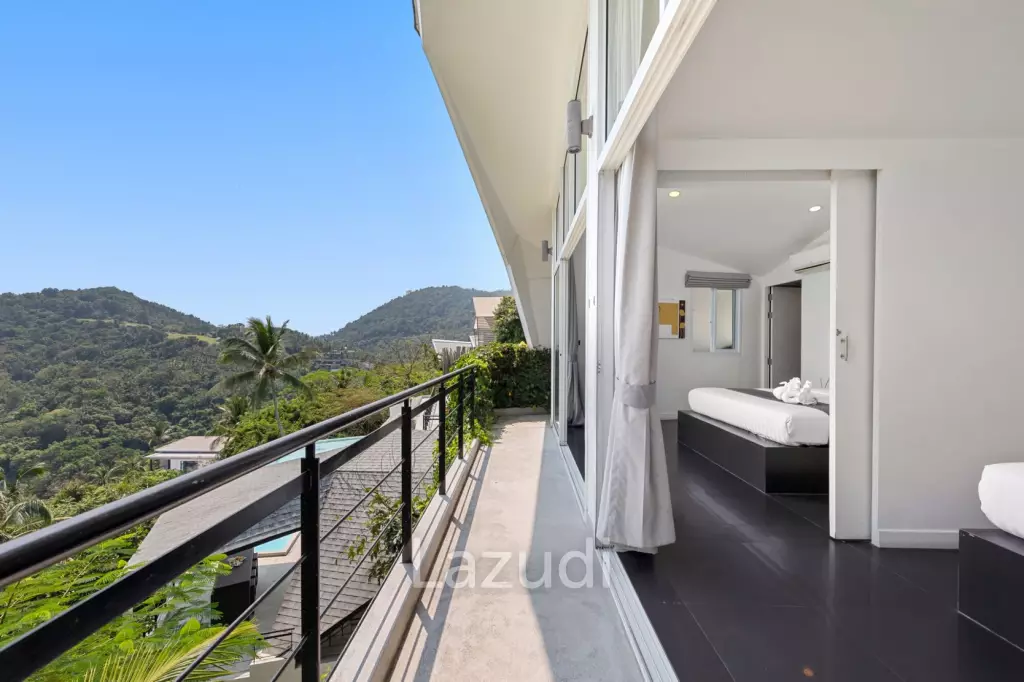 An Exquisite 11-Bedroom Hillside Villa with Ocean Views