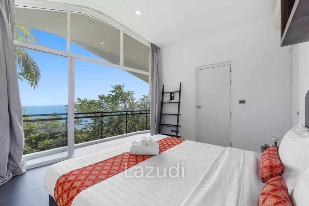 An Exquisite 11-Bedroom Hillside Villa with Ocean Views
