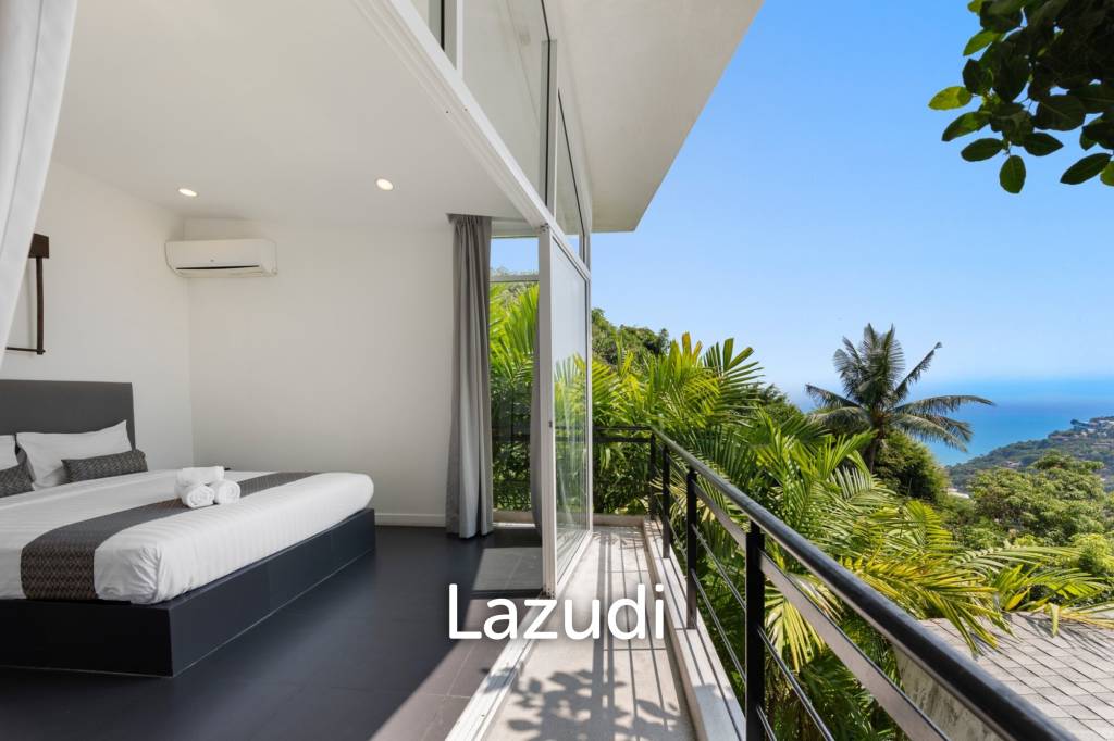 An Exquisite 11-Bedroom Hillside Villa with Ocean Views