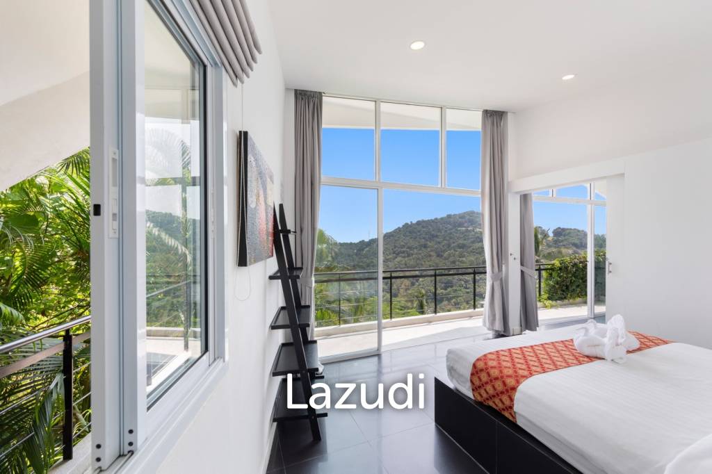 An Exquisite 11-Bedroom Hillside Villa with Ocean Views