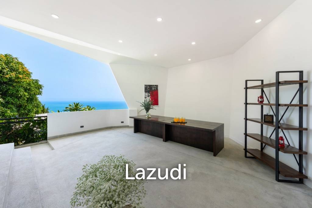 An Exquisite 11-Bedroom Hillside Villa with Ocean Views