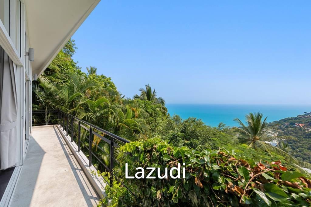 An Exquisite 11-Bedroom Hillside Villa with Ocean Views