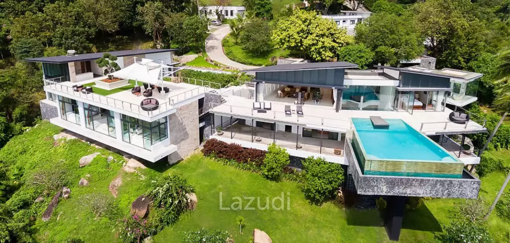 Luxury 5-Bed Villa with Panoramic Sunset Ocean Views