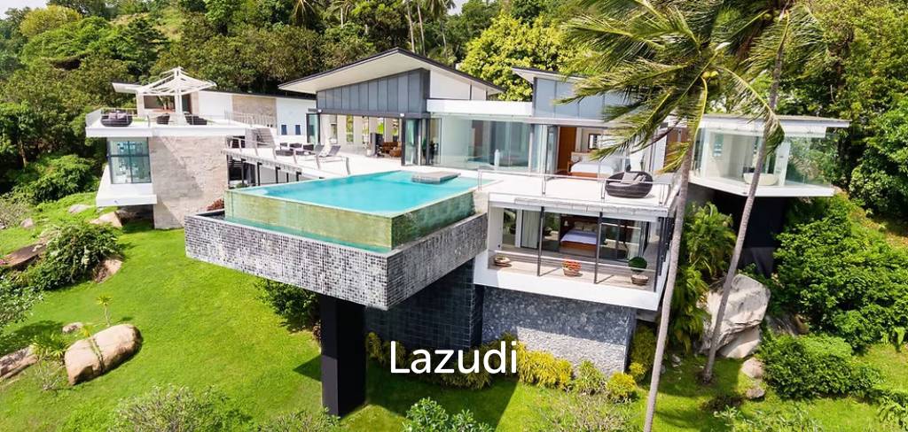 Luxury 5-Bed Villa with Panoramic Sunset Ocean Views
