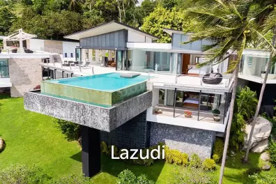 Luxury 5-Bed Villa with Panoramic Sunset Ocean Views