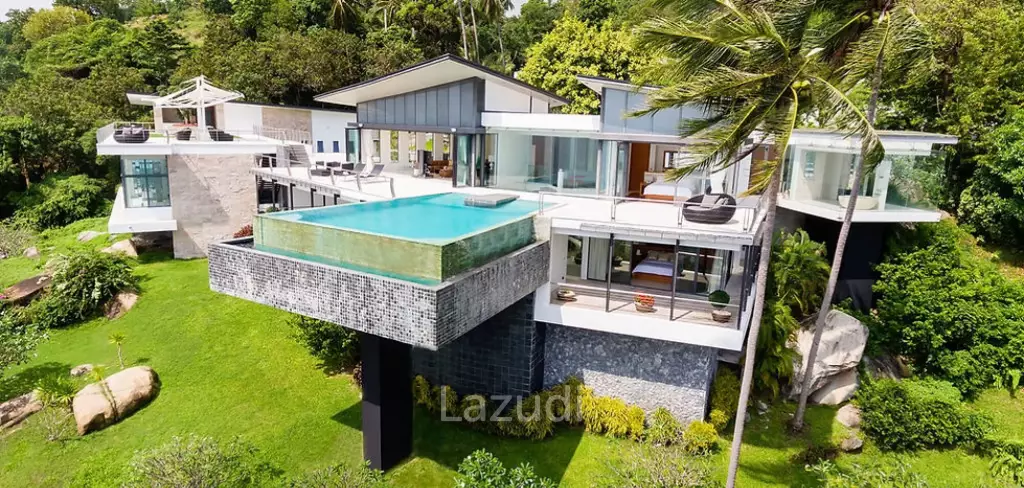 Luxury 5-Bed Villa with Panoramic Sunset Ocean Views