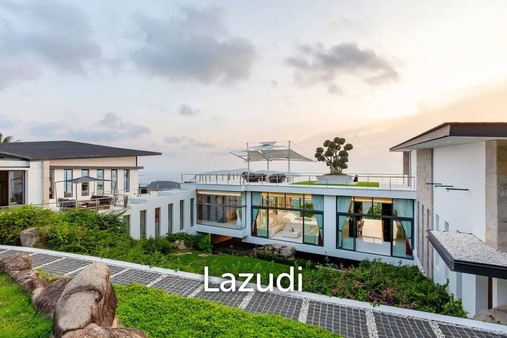 Luxury 5-Bed Villa with Panoramic Sunset Ocean Views