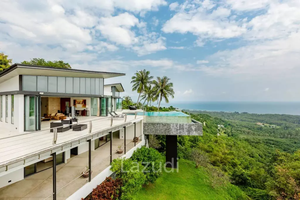 Luxury 5-Bed Villa with Panoramic Sunset Ocean Views