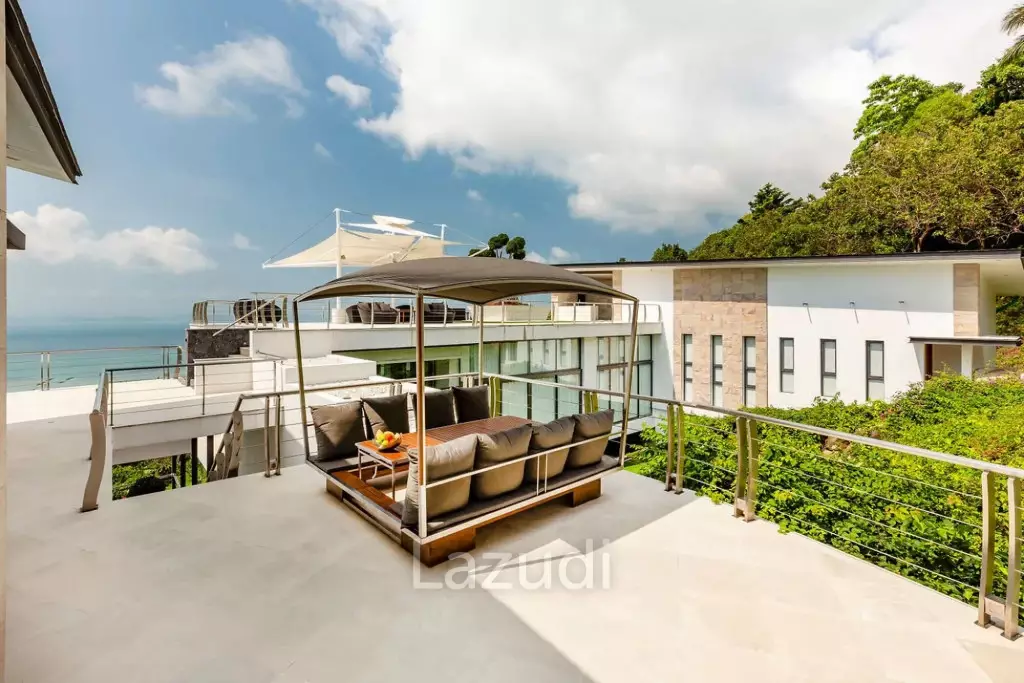 Luxury 5-Bed Villa with Panoramic Sunset Ocean Views