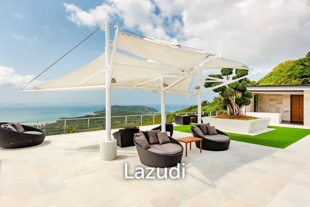 Luxury 5-Bed Villa with Panoramic Sunset Ocean Views