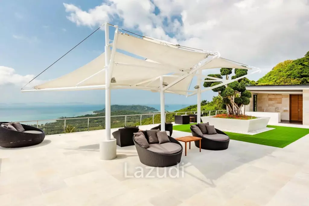 Luxury 5-Bed Villa with Panoramic Sunset Ocean Views