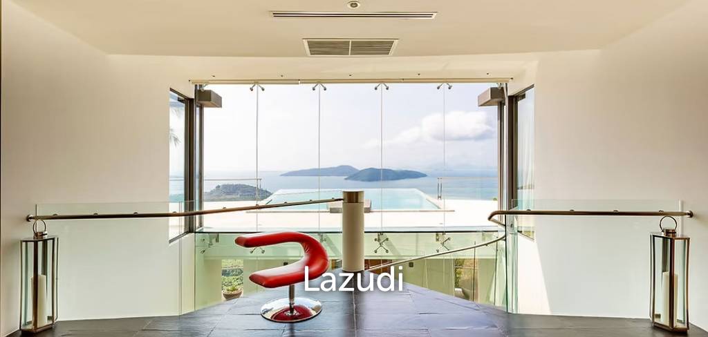 Luxury 5-Bed Villa with Panoramic Sunset Ocean Views