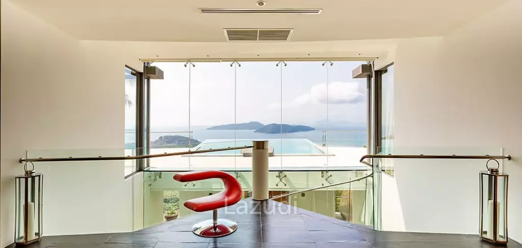 Luxury 5-Bed Villa with Panoramic Sunset Ocean Views