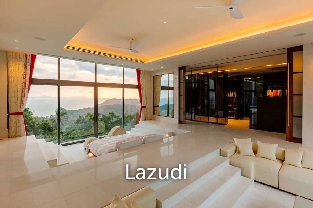 Luxury 5-Bed Villa with Panoramic Sunset Ocean Views
