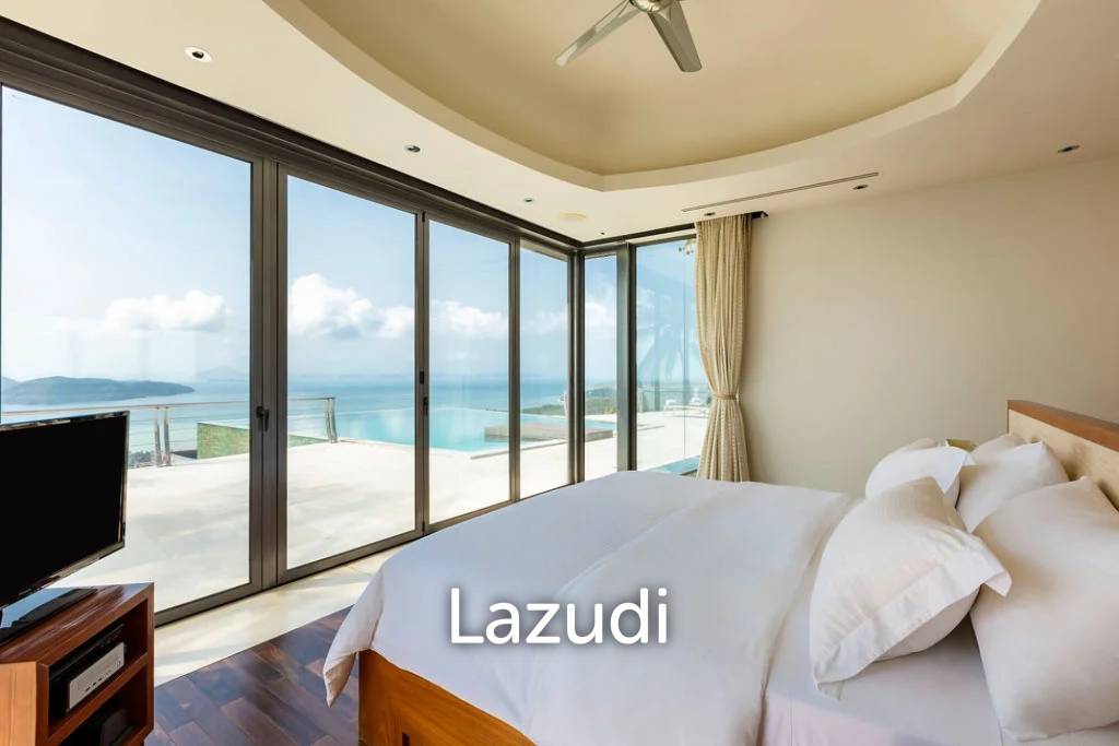 Luxury 5-Bed Villa with Panoramic Sunset Ocean Views