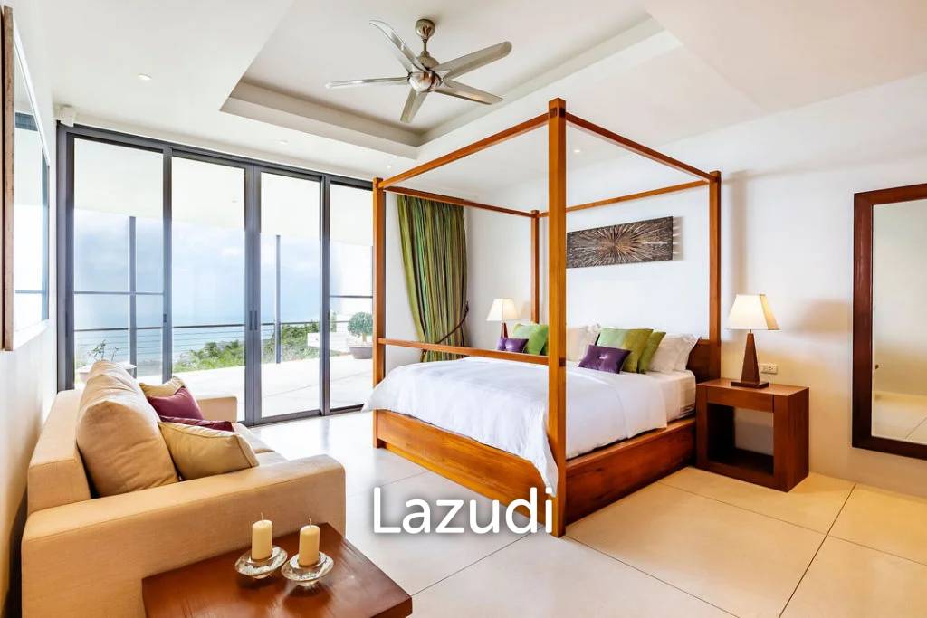 Luxury 5-Bed Villa with Panoramic Sunset Ocean Views