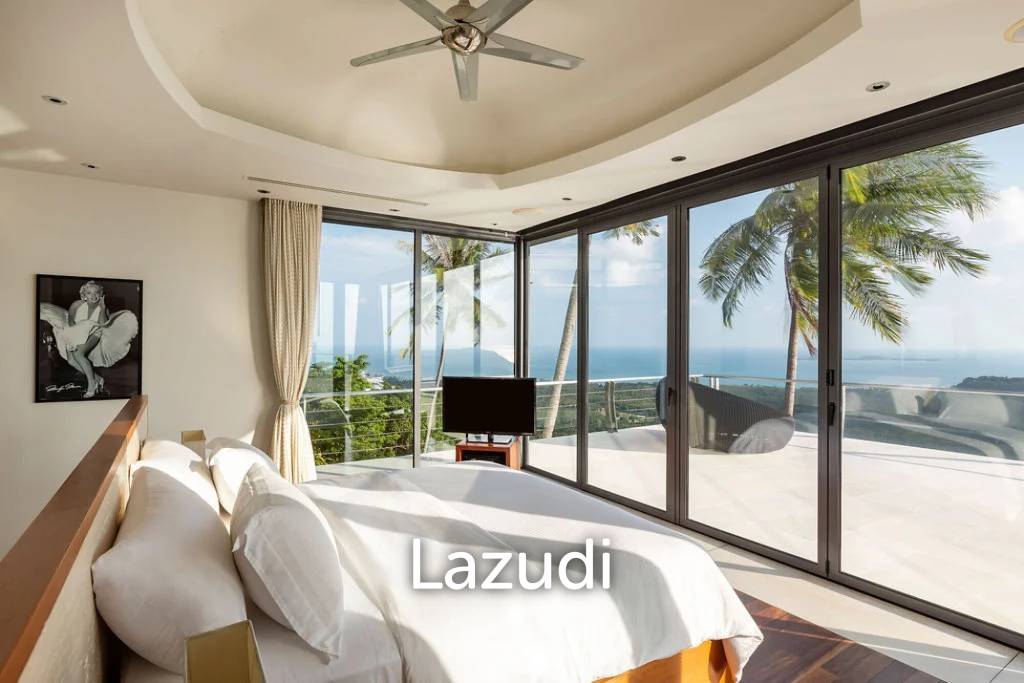 Luxury 5-Bed Villa with Panoramic Sunset Ocean Views