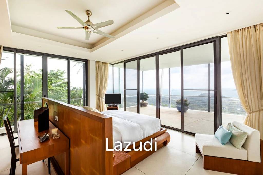 Luxury 5-Bed Villa with Panoramic Sunset Ocean Views
