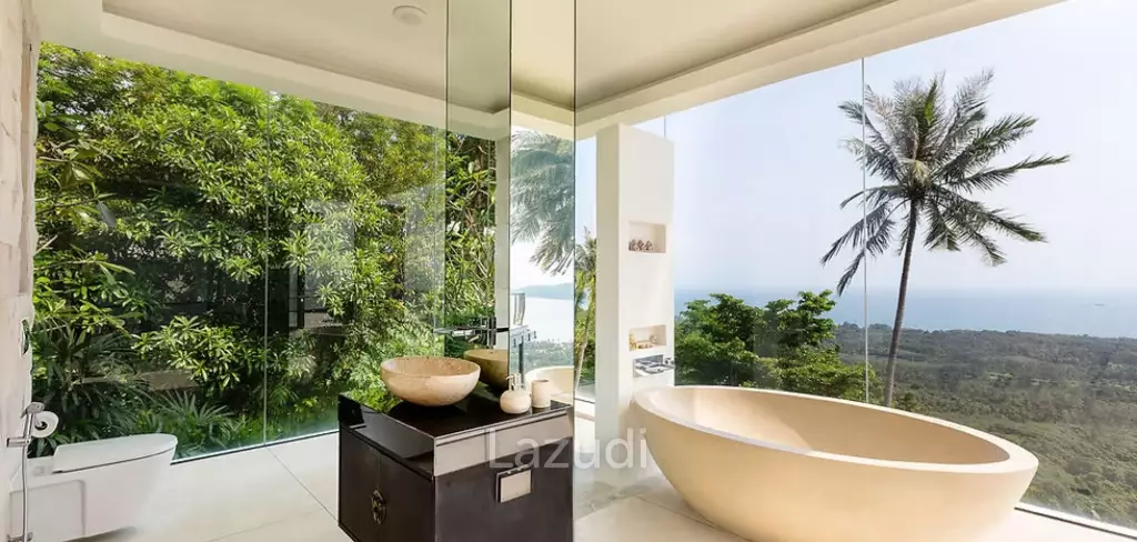 Luxury 5-Bed Villa with Panoramic Sunset Ocean Views