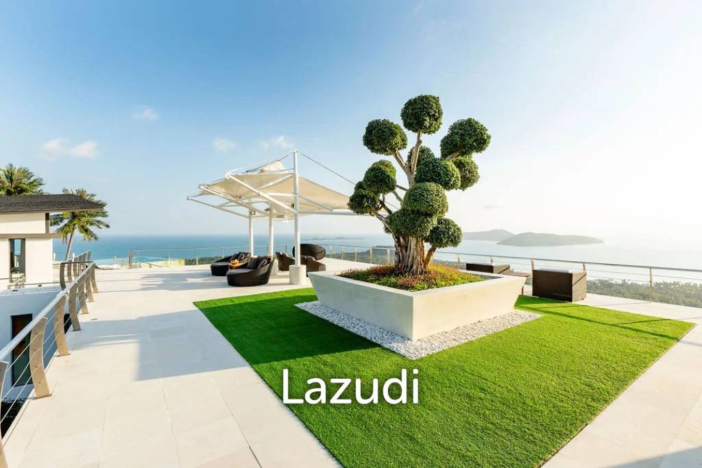 Luxury 5-Bed Villa with Panoramic Sunset Ocean Views