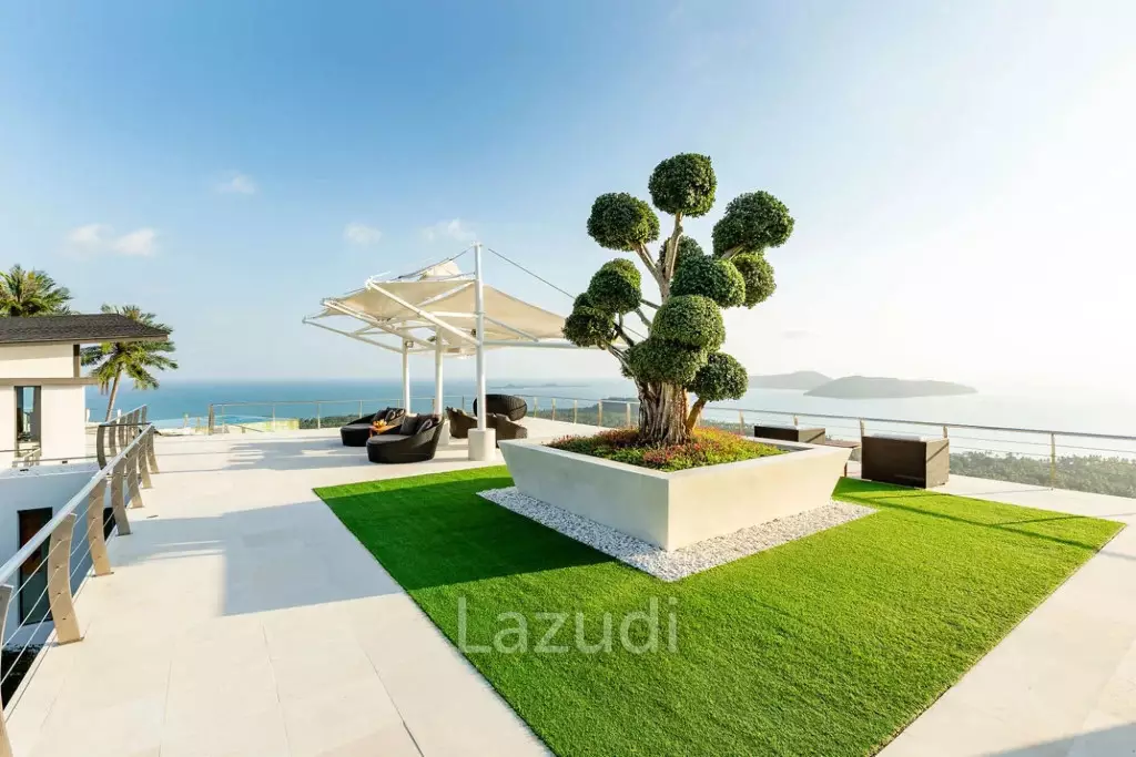 Luxury 5-Bed Villa with Panoramic Sunset Ocean Views