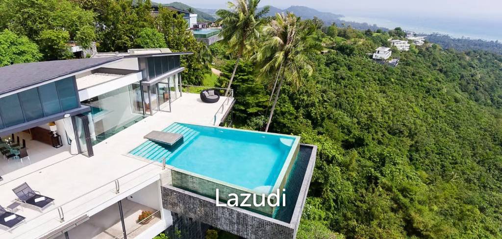 Luxury 5-Bed Villa with Panoramic Sunset Ocean Views
