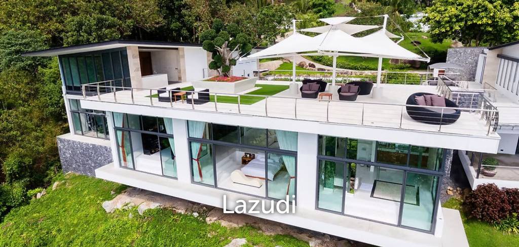 Luxury 5-Bed Villa with Panoramic Sunset Ocean Views