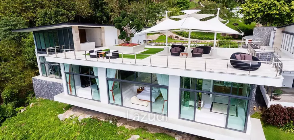 Luxury 5-Bed Villa with Panoramic Sunset Ocean Views