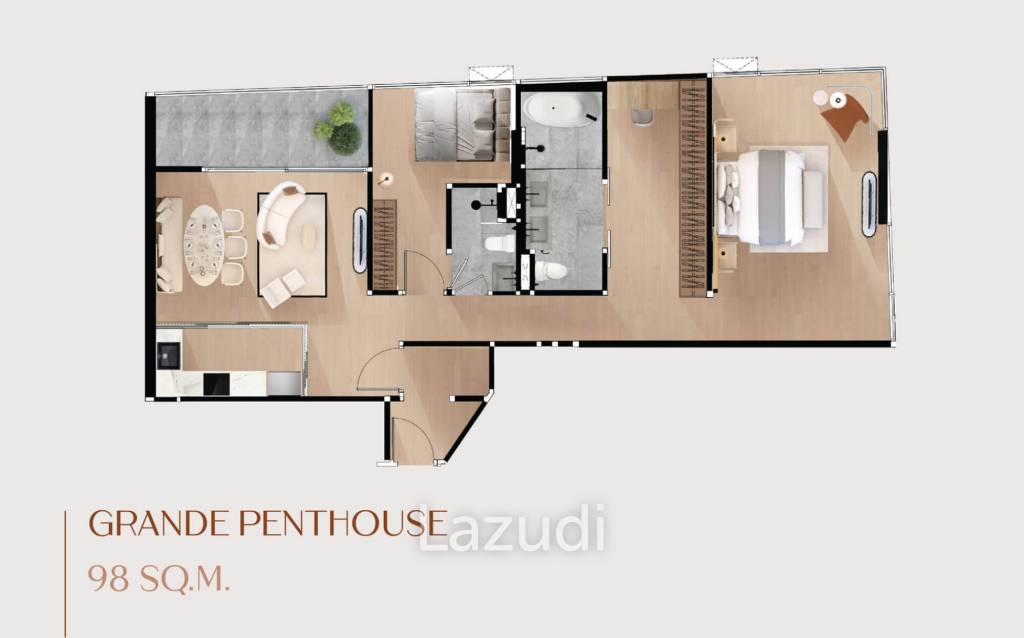 Luxury Condo in Bangkok's Aritier Penthouse Ari