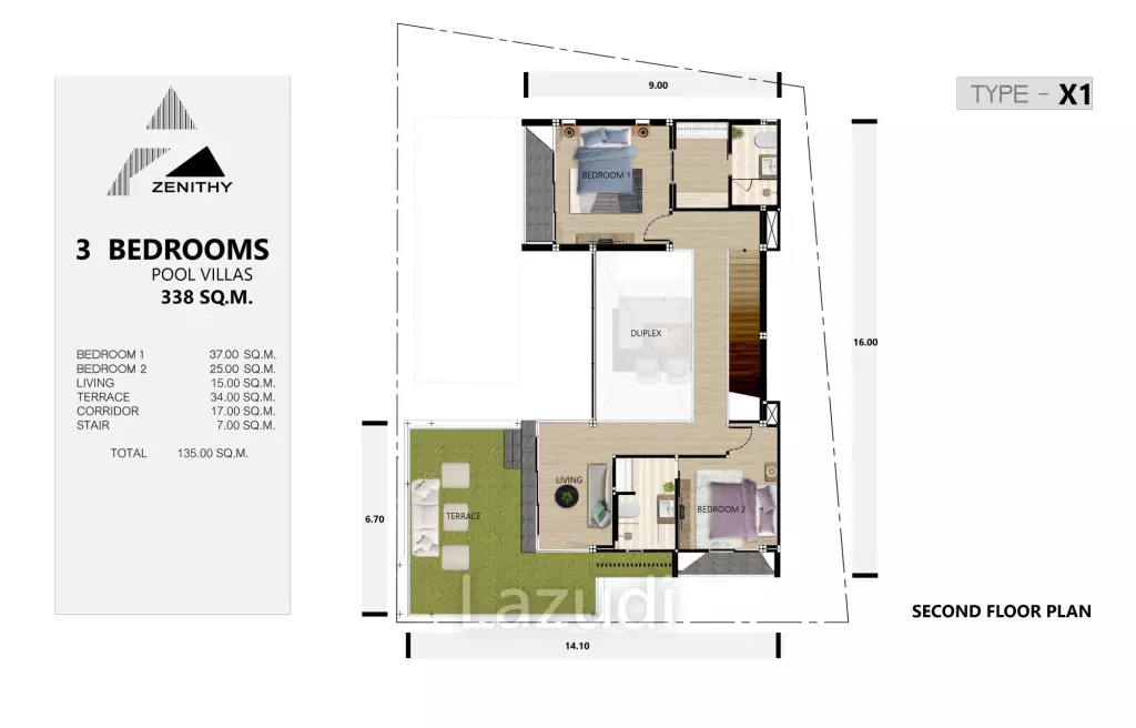 3 Bed 4 Bath 338 SQ.M Zenithy Connext