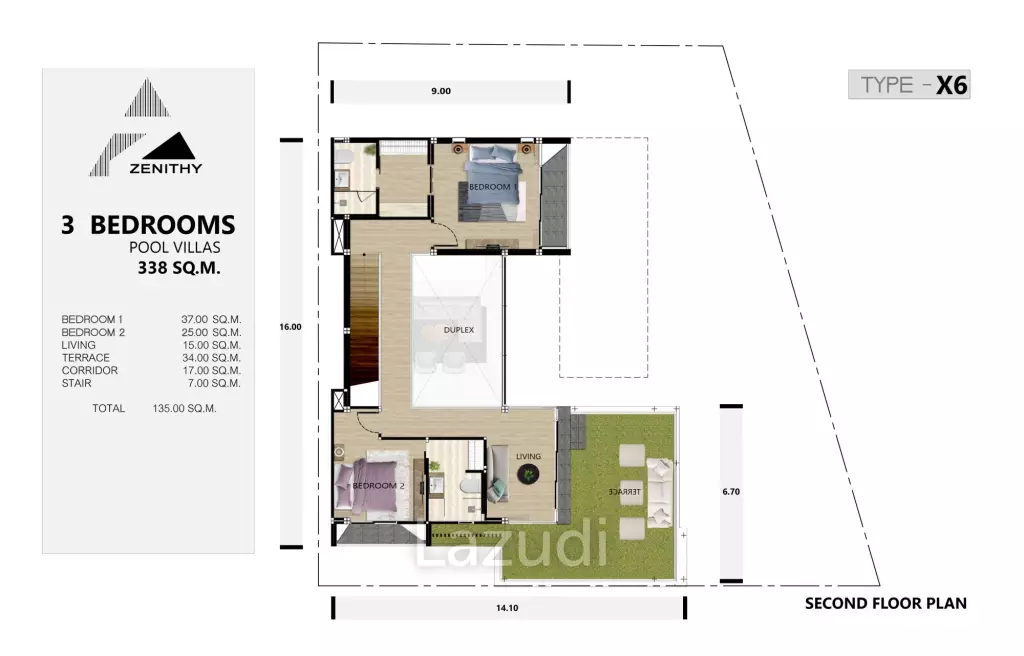 3 Bed 4 Bath 338 SQ.M Zenithy Connext