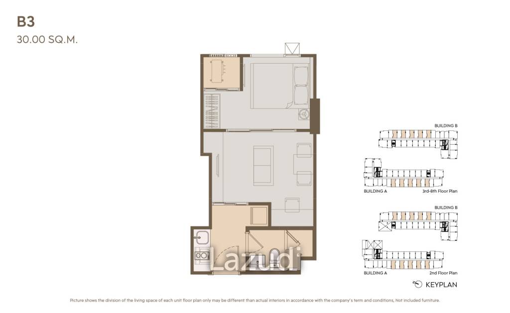 Affordable Condo in Life Sathorn-Narathiwas Bangkok
