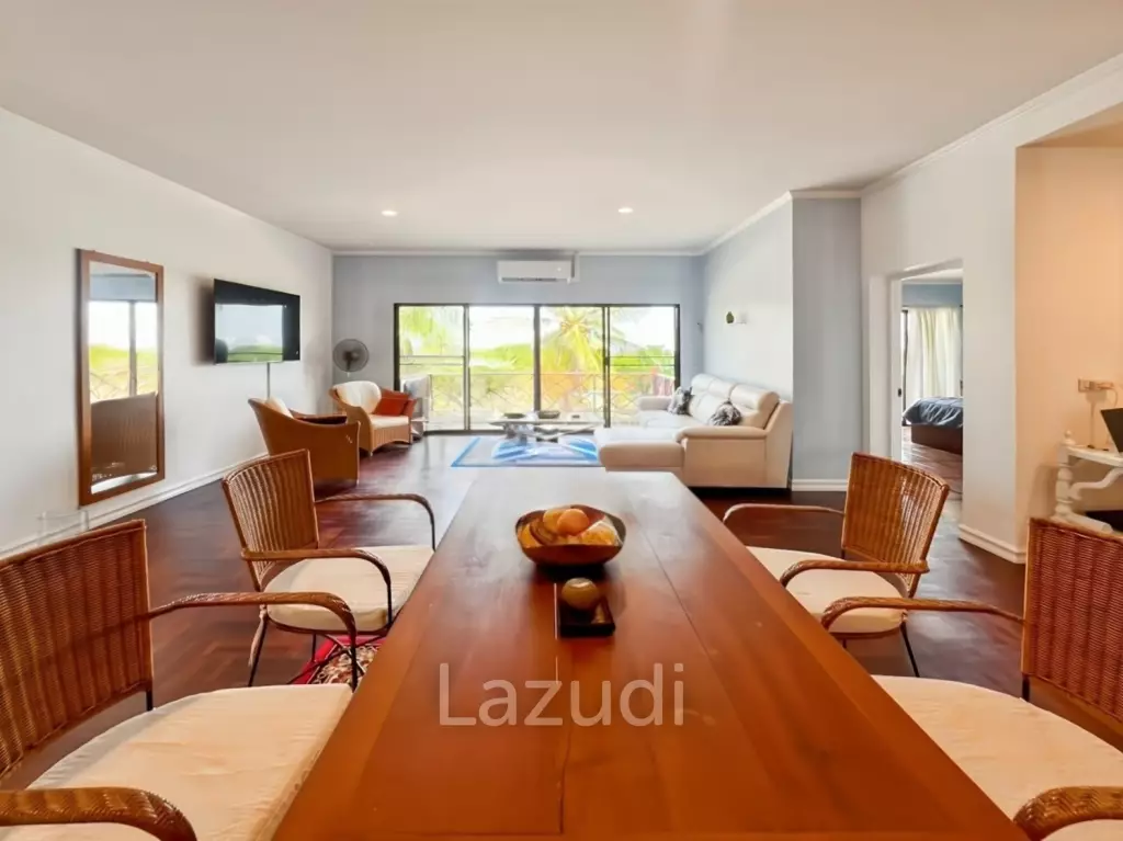 Spacious 2-Bedroom Condo with Golf Course and Sea View in Palm Hills Condominium