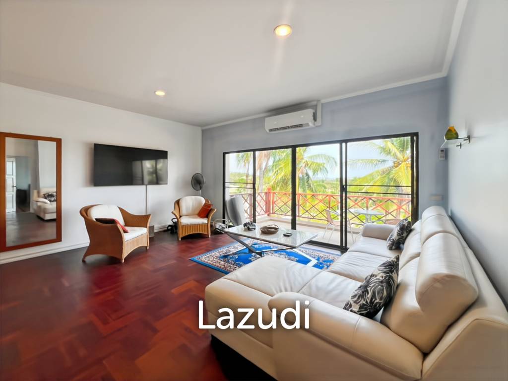 Spacious 2-Bedroom Condo with Golf Course and Sea View in Palm Hills Condominium