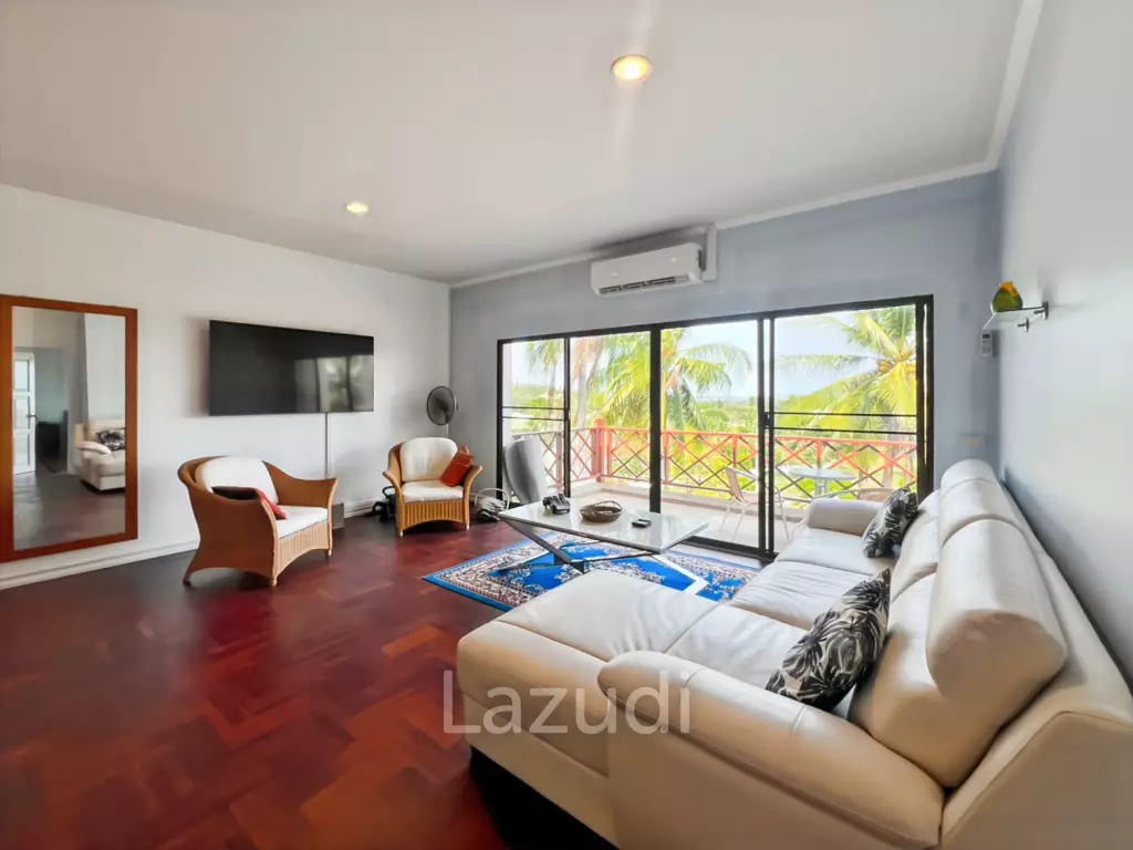 Spacious 2-Bedroom Condo with Golf Course and Sea View in Palm Hills Condominium