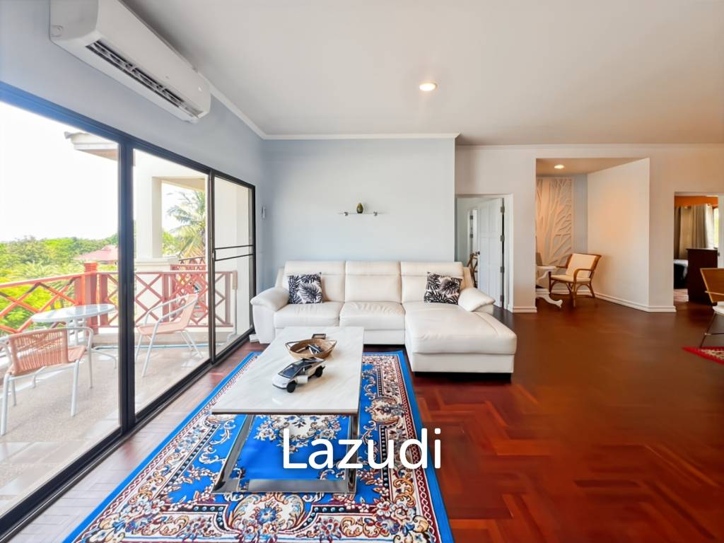 Spacious 2-Bedroom Condo with Golf Course and Sea View in Palm Hills Condominium