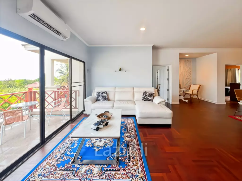 Spacious 2-Bedroom Condo with Golf Course and Sea View in Palm Hills Condominium