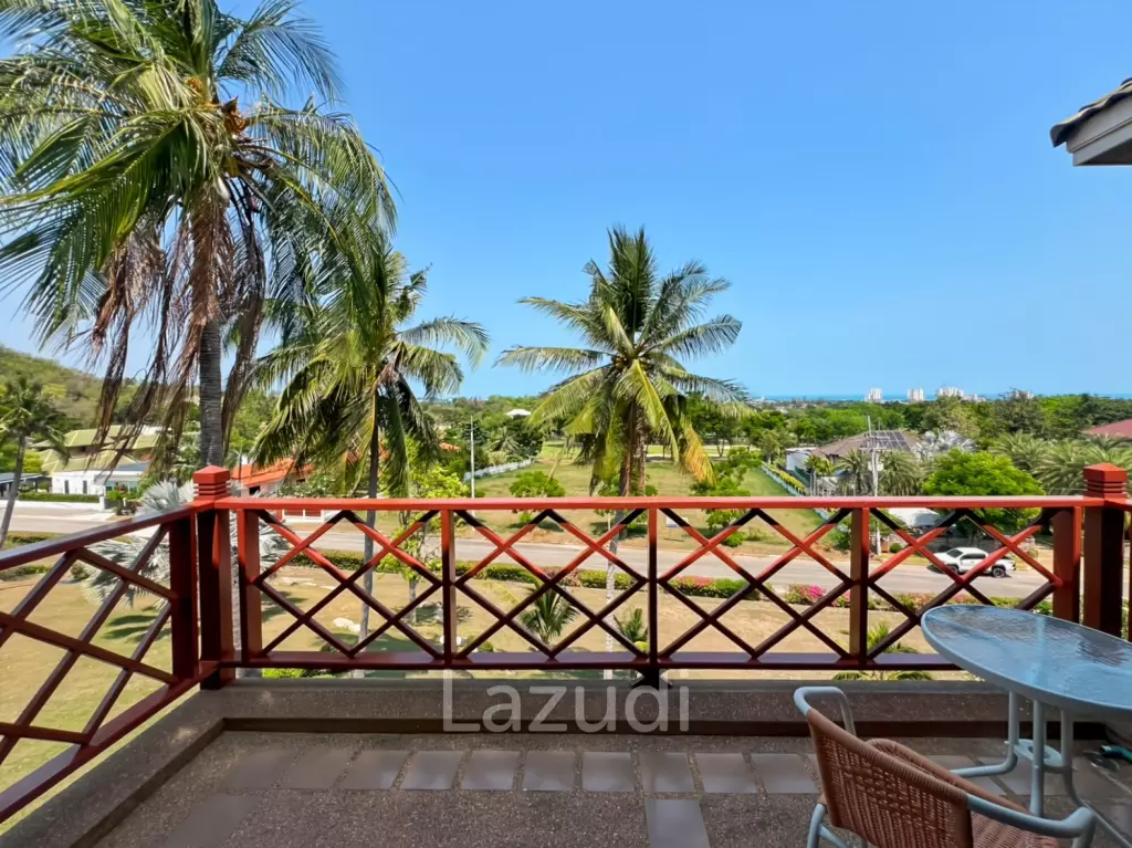 Spacious 2-Bedroom Condo with Golf Course and Sea View in Palm Hills Condominium