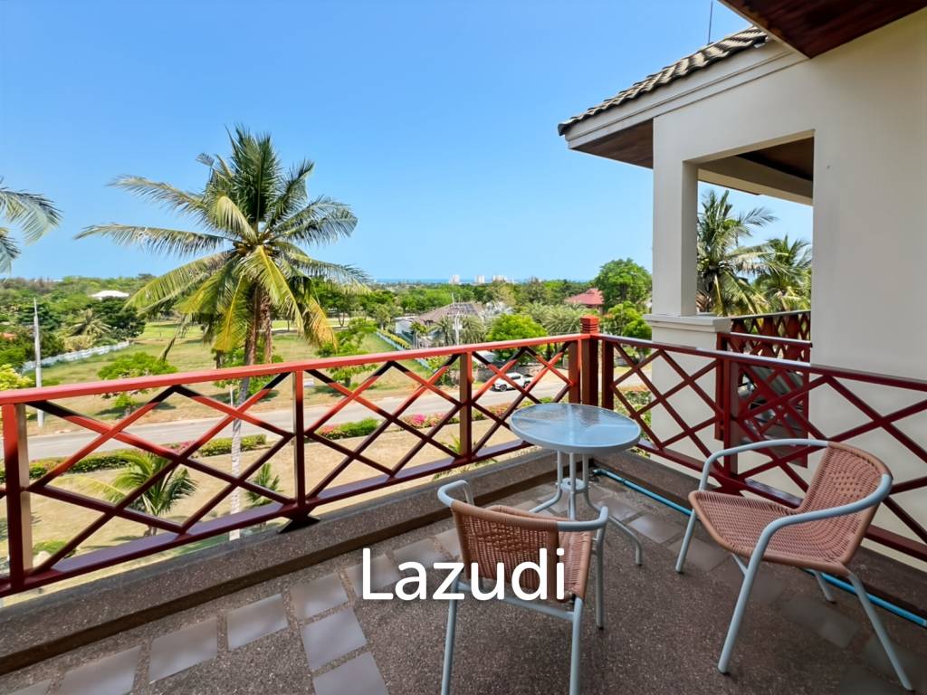 Spacious 2-Bedroom Condo with Golf Course and Sea View in Palm Hills Condominium