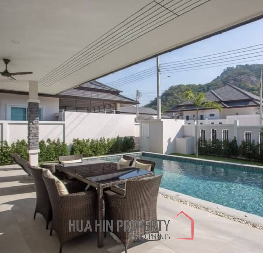 HUA HIN GRAND HILL : 3 bed new pool villa