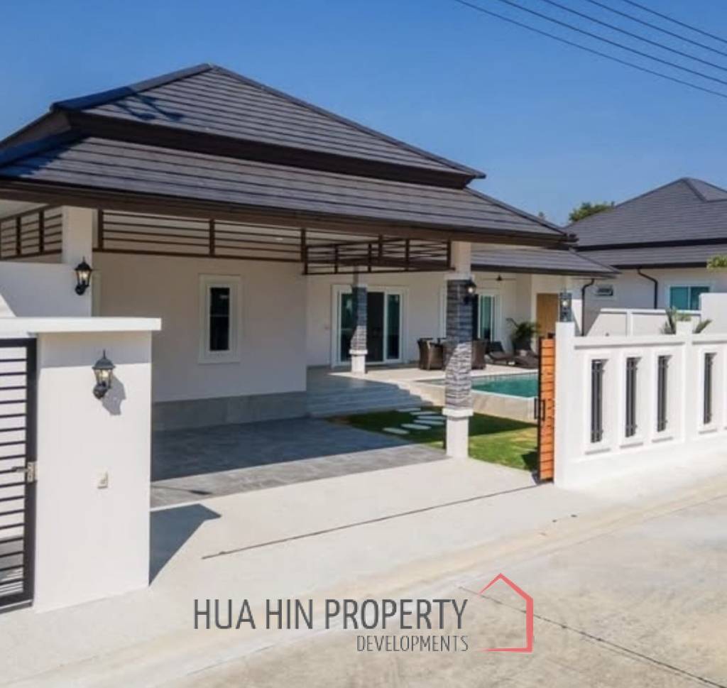 HUA HIN GRAND HILL : 3 bed new pool villa