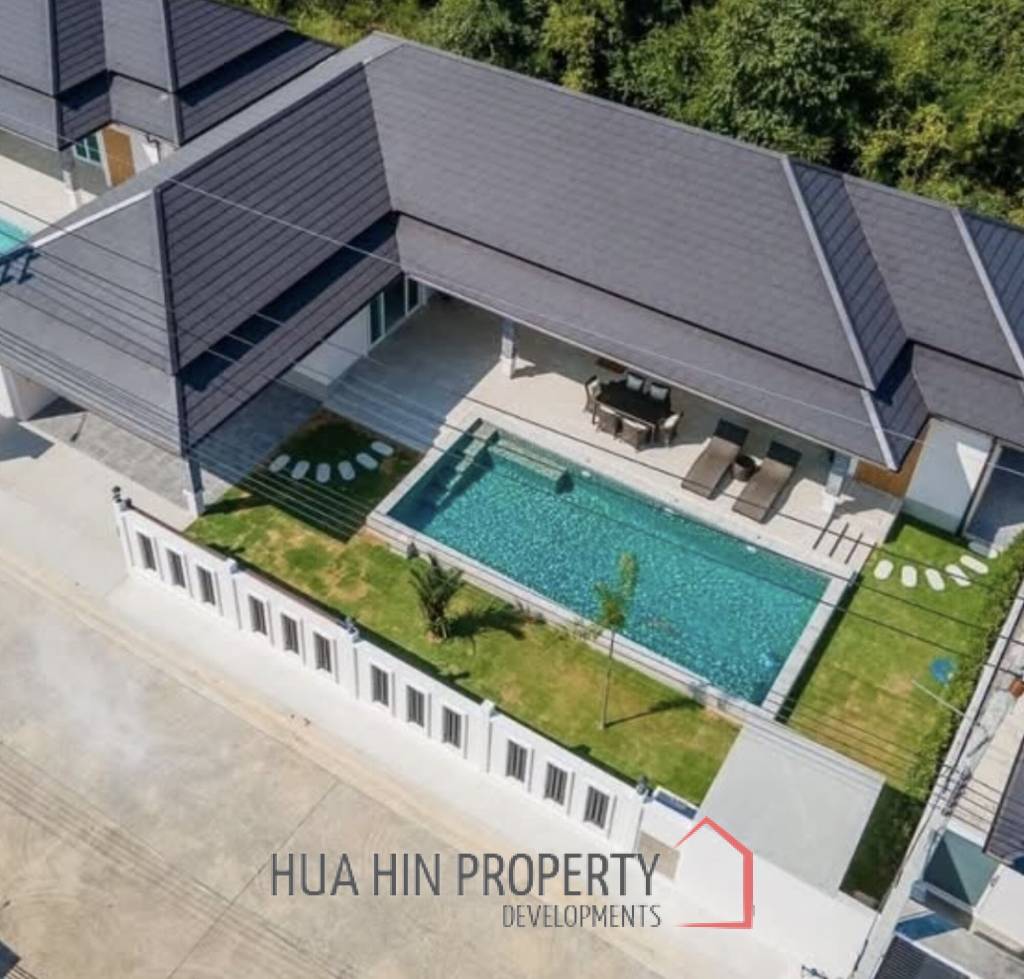 HUA HIN GRAND HILL : 3 bed new pool villa