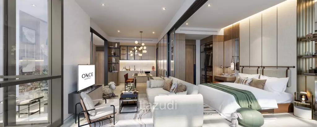 1 Bed 2 Bath 54.48 SQ.M. Once Wongamat