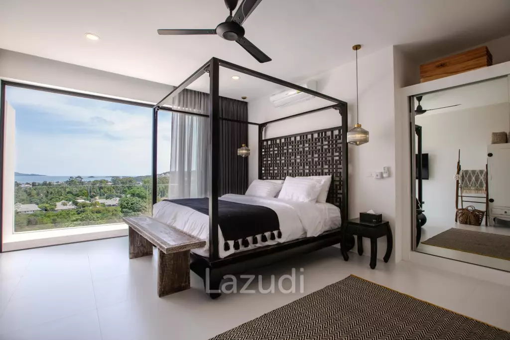 3-Bed Villa with Panoramic Ocean Views in Bo Phut