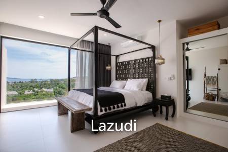 3-Bed Villa with Panoramic Ocean Views in Bo Phut