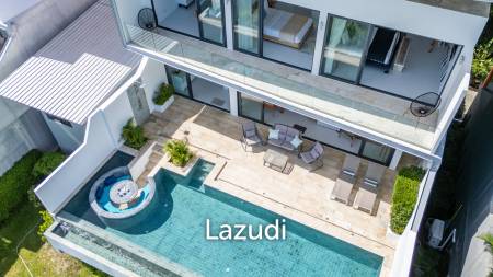 3-Bed Villa with Panoramic Ocean Views in Bo Phut