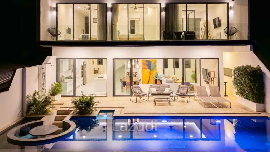 3-Bed Villa with Panoramic Ocean Views in Bo Phut