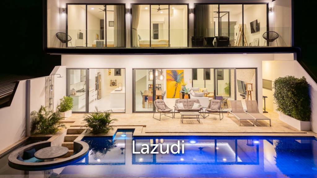 3-Bed Villa with Panoramic Ocean Views in Bo Phut