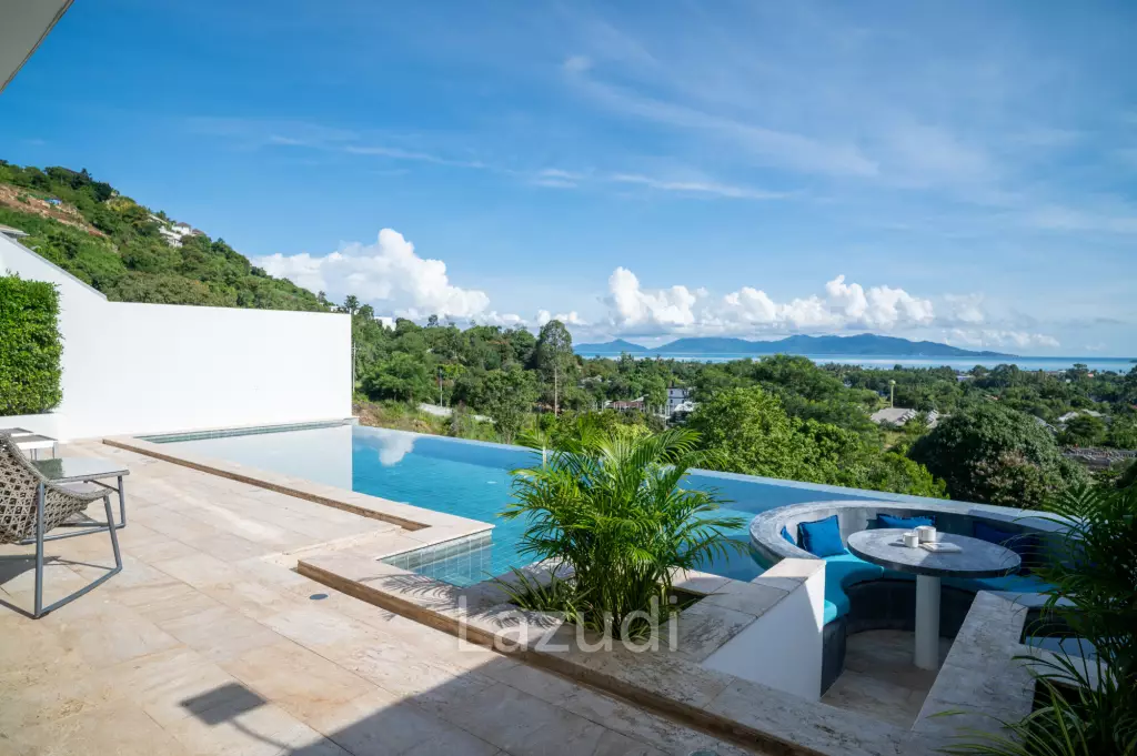 3-Bed Villa with Panoramic Ocean Views in Bo Phut