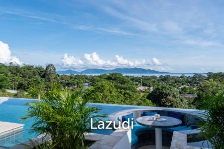 3-Bed Villa with Panoramic Ocean Views in Bo Phut